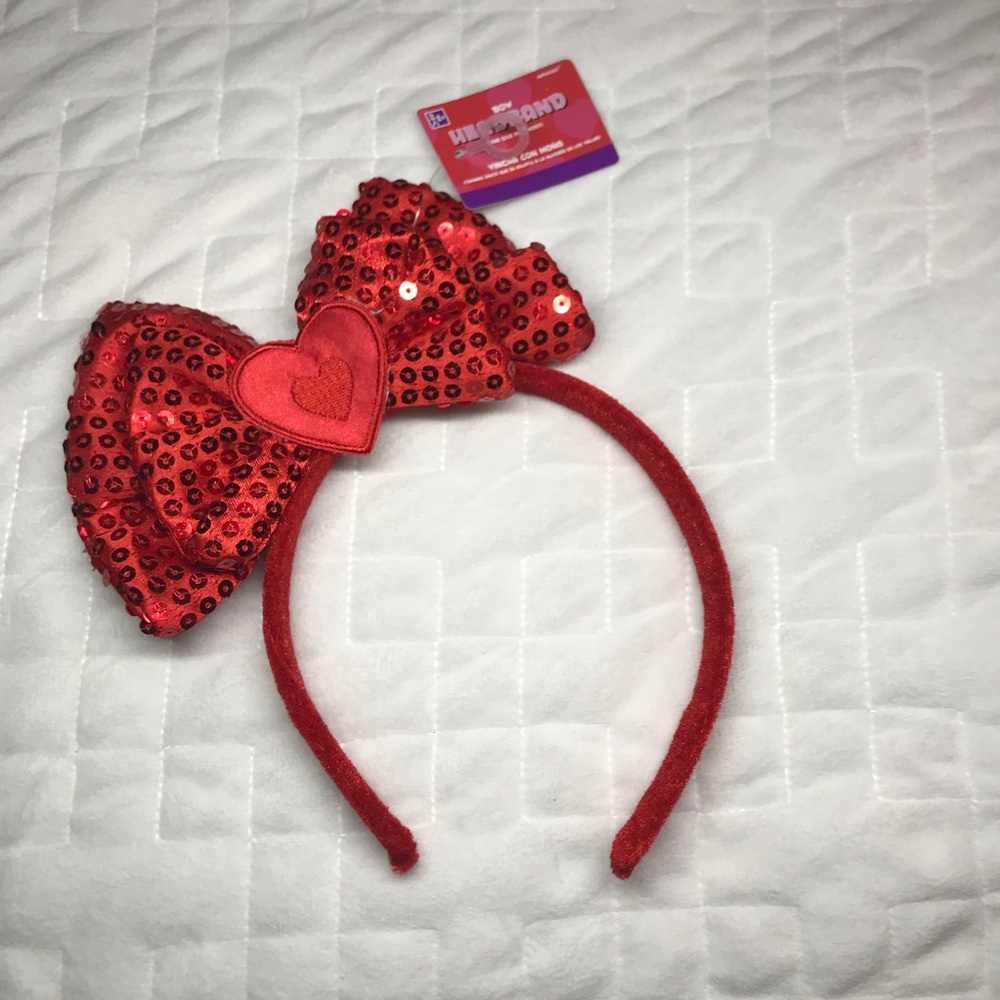 HEART BOW HEADBAND